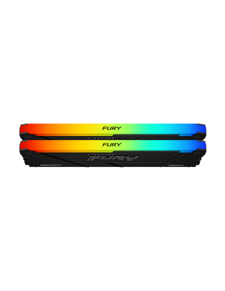 Памет Kingston FURY Beast Black RGB 32GB(2x16GB) DDR4 3600MHz CL18