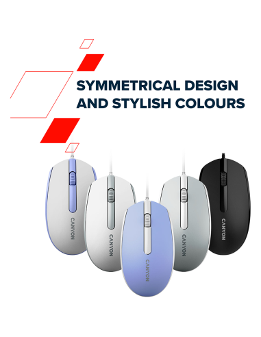 CANYON mouse M-10 Wired Dark grey