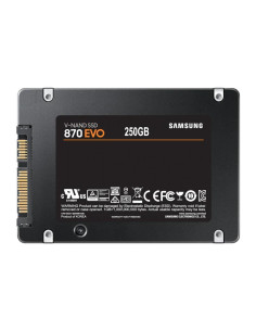 SSD SAMSUNG 870 EVO SATA 2.5-rdquo,, 250GB, SATA 6 Gb/s, MZ-77E250B/EU