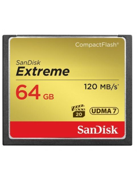 Карта памет SANDISK  Extreme-reg, CompactFlash-reg, Memory Card 64Gb