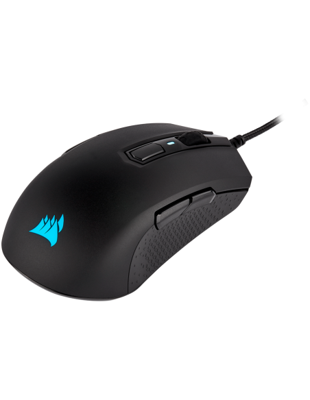 Corsair M55 RGB PRO Ambidextrous Multi-Grip Gaming Mouse, Black, Backlit RGB LED, 12400 DPI, Optical (EU version), EAN:084000
