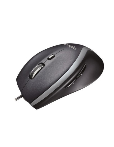 Жична оптична мишка LOGITECH M500, Бърз скрол, USB, Черен