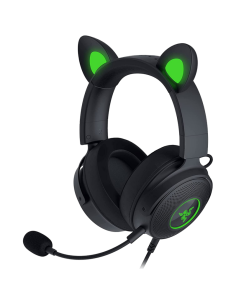 Razer Kraken Kitty V2 Pro, Gaming Wired Headset, Razer Chroma RGB, Stream Reactive Lighting, Docked Mode, 50 mm audio drivers