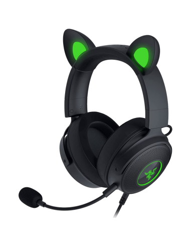 Razer Kraken Kitty V2 Pro, Gaming Wired Headset, Razer Chroma RGB, Stream Reactive Lighting, Docked Mode, 50 mm audio drivers