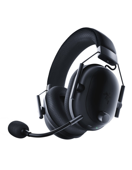 BlackShark V2 Pro (2023) - Black, Wireless Gaming Headset, Razer TriForce Titanium Driver 50 mm, Oval Ear Cushions, Detachabl