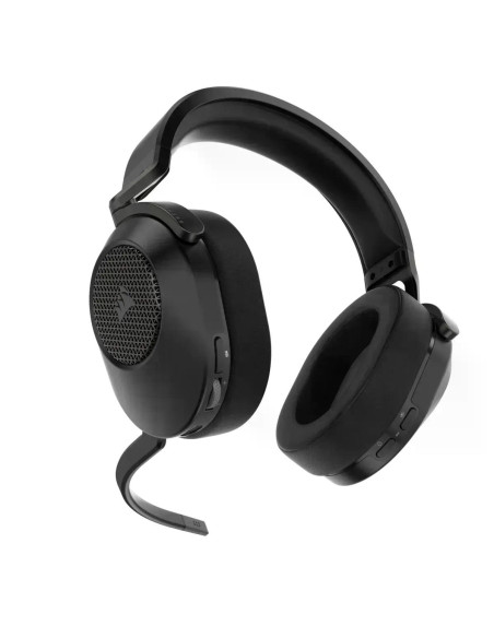 Геймърски слушалки с микрофон Corsair HS65 v2 Carbon безжични и блутут PC/PS5/PS4, Black
