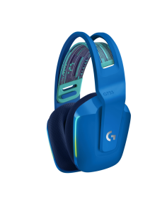 Геймърски слушалки Logitech G733 Blue Lightspeed Wireless RGB, Микрофон, Сини 2