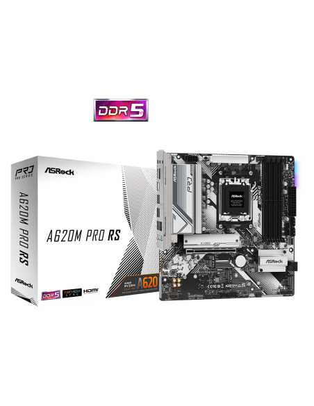 Дънна платка ASROCK A620M Pro RS, Socket AM5, mATX