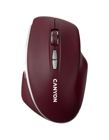 CANYON mouse MW-21 BlueLED 7buttons Wireless Burgundy Red