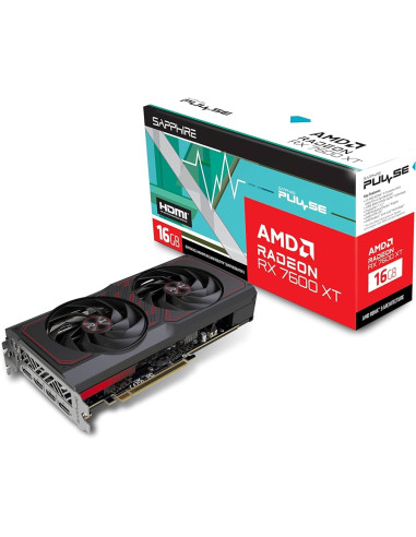 SAPPHIRE PULSE AMD RADEON RX 7600 XT GAMING OC 16GB GDDR6 DUAL HDMI / DUAL DP
