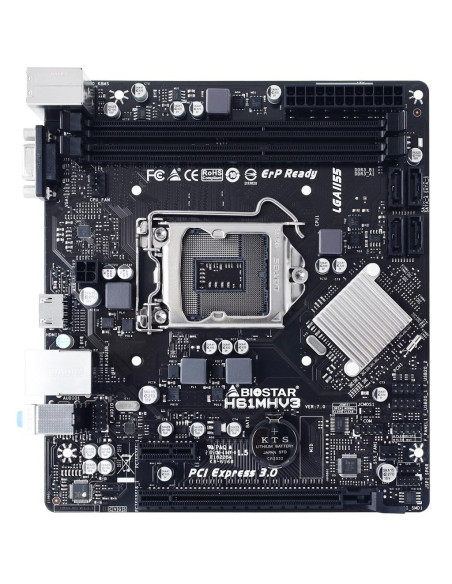 Дънна платка BIOSTAR H61MHV3, Intel H61, sock. 1155, Ver 7.0