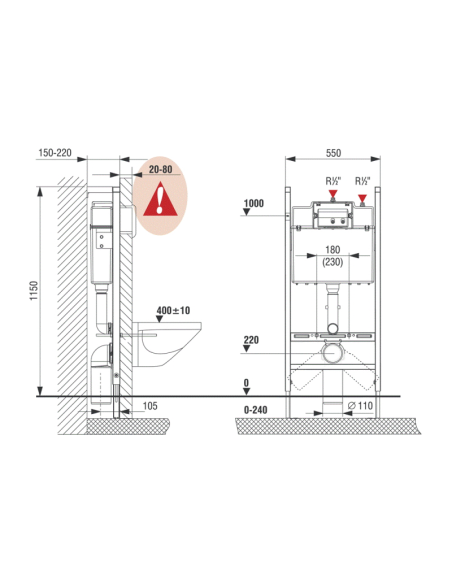Структура за вграждане LIV (9012)