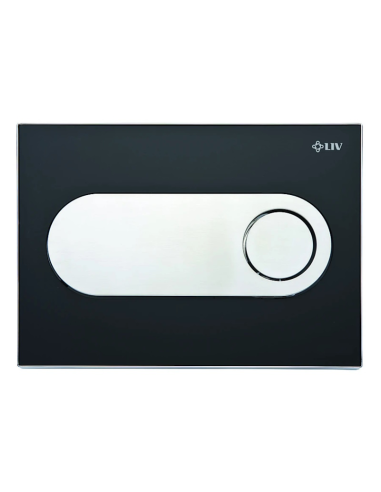 Двоен бутон ZIRCON ECO - черен