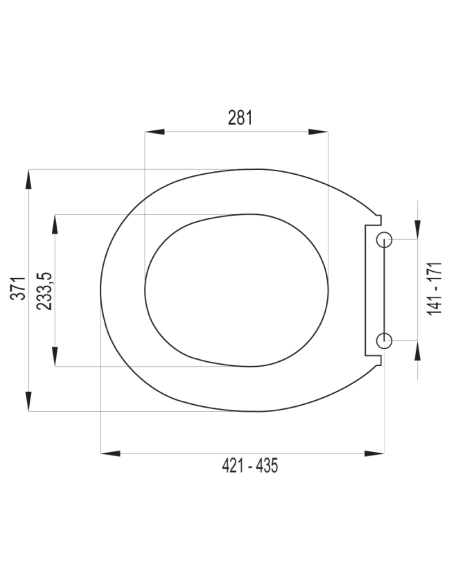 Капак с плавно затваряне CAPELLA LIV /1409262701/