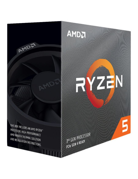 AMD CPU Desktop Ryzen 5 6C/6T 3500X (3.6/4.1 Boost GHz,35MB,65W,AM4) box, with Wraith Stealth cooler