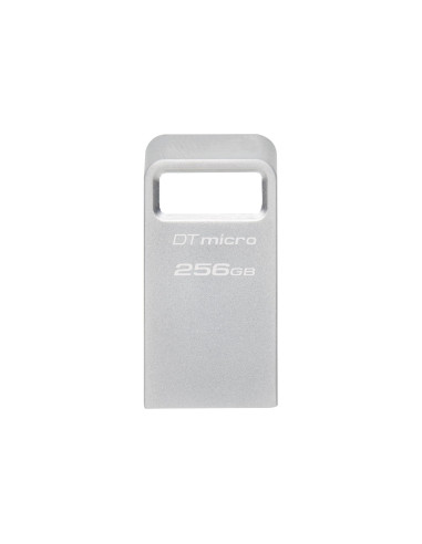 USB памет KINGSTON DataTraveler Micro, 256GB,USB-A 3.2 Gen 1, Сребрист