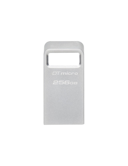 USB памет KINGSTON DataTraveler Micro, 256GB,USB-A 3.2 Gen 1, Сребрист