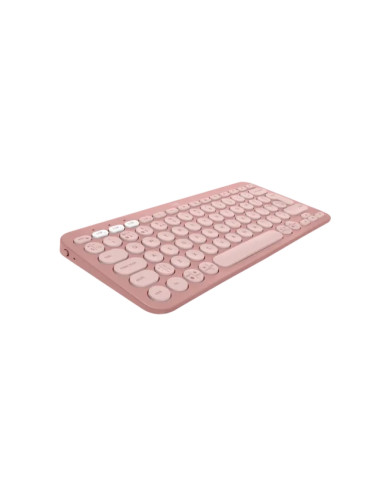 LOGITECH K380S Multi-Device Bluetooth Keyboard - TONAL ROSE - US INTL