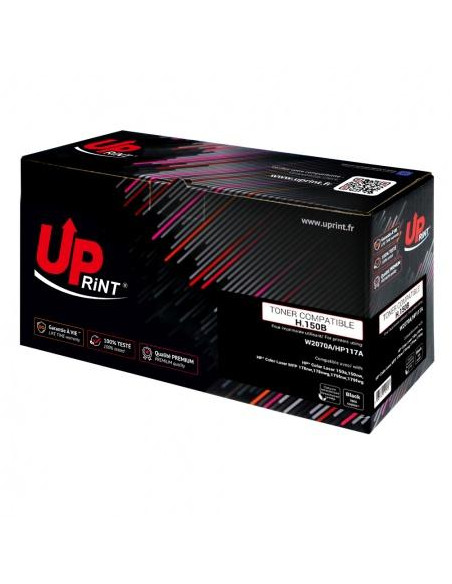 Тонер касета UPRINT HP W2070A, HP 117A, HP Color 150a/150nw/ MFP 178nw/179fnw, 1000k, Черен