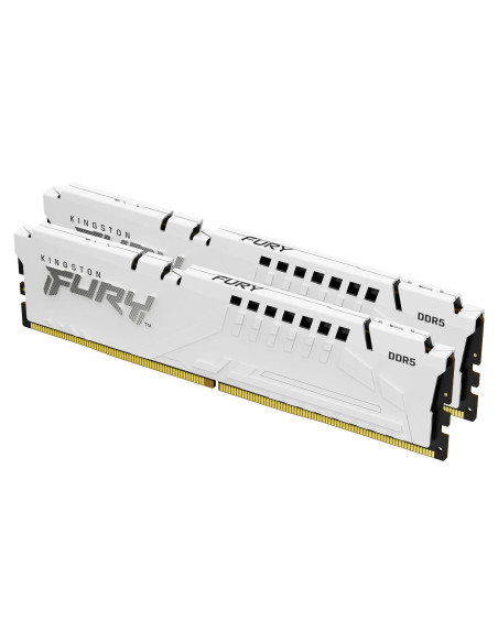 Памет Kingston FURY Beast White 32GB(2x16GB) DDR5 - KF560C30BWEK2-32