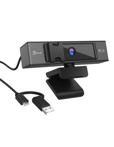 Уеб камера j5create JVCU435, 4K UltraHD, Микрофон, USB, 5x Digital Zoom, Remote Control