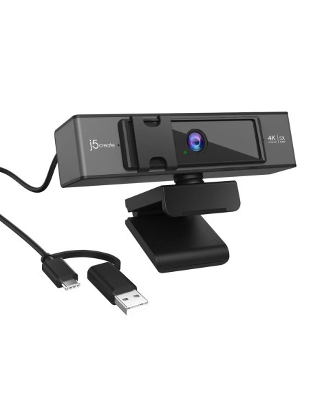 Уеб камера j5create JVCU435, 4K UltraHD, Микрофон, USB, 5x Digital Zoom, Remote Control