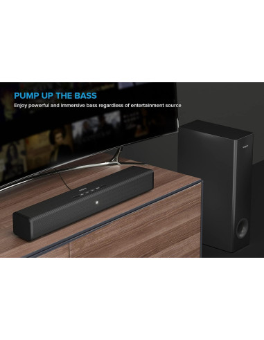 Звукова система 2.1 Creative Stage 360, Bluetooth 5.0, Dolby Atmos, HDMI 2.0, ARC, Черен