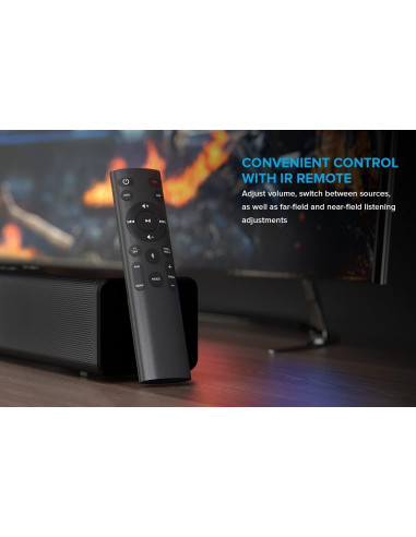 Звукова система 2.1 Creative Stage 360, Bluetooth 5.0, Dolby Atmos, HDMI 2.0, ARC, Черен