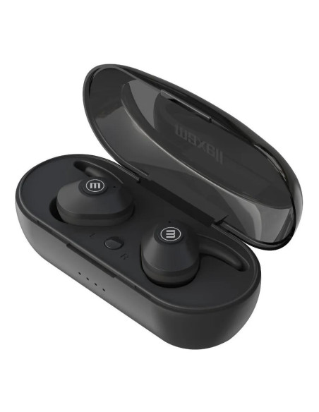 Блутут слушалки Maxell MINI DUO, True Wireless, Bluetooth 5.0, Черни