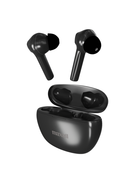Блутут слушалки MAXELL Dynamic, Докинг кутийка, True Wireless, Черни