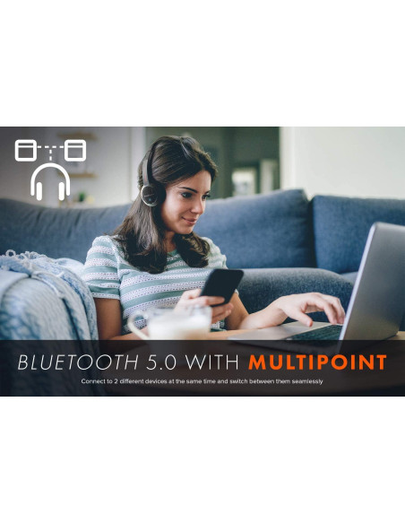 Слушалки CREATIVE Sound Blaster Jam V2, Bluetooth, Черни