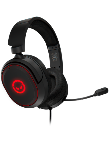 LORGAR Kaya 460, USB Gaming headset with microphone, CM108B, RGB backlight, Plug-Play, USB-A connection cable 2m, fabric ear 