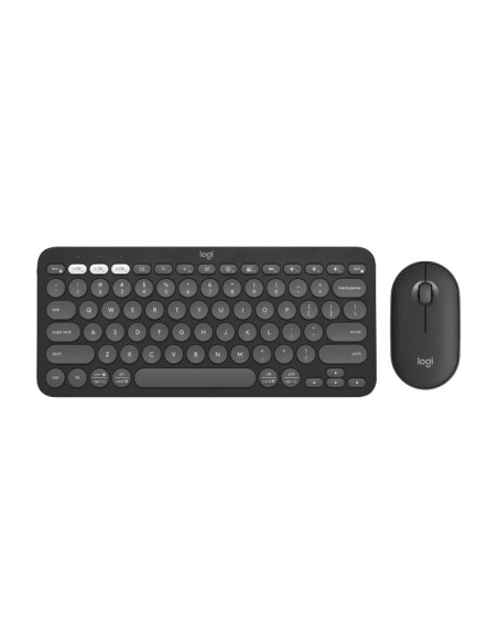 LOGITECH Pebble 2 Bluetooth Keyboard Combo - TONAL GRAPHITE - US INTL
