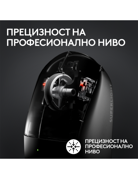 Геймърска мишка Logitech G Pro X Superlight 2 Wireless White