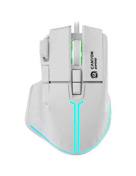 CANYON mouse Fortnax GM-636 RGB 9buttons Wired White