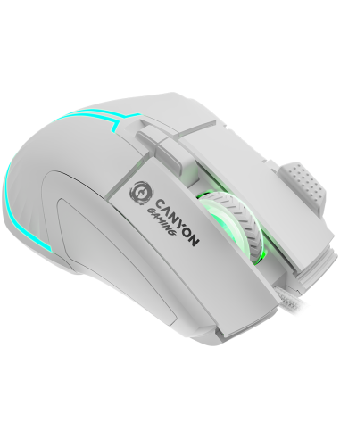 CANYON mouse Fortnax GM-636 RGB 9buttons Wired White