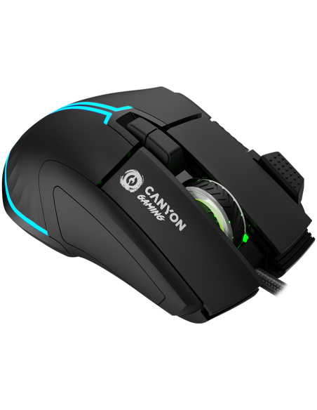 CANYON mouse Fortnax GM-636 RGB 9buttons Wired Black