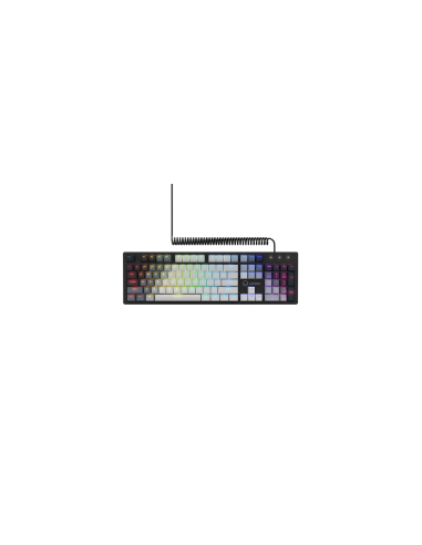 LORGAR Azar 514, Wired mechanical gaming keyboard, RGB backlight, 1680000 colour variations, 18 modes, keys number: 104, 50M 