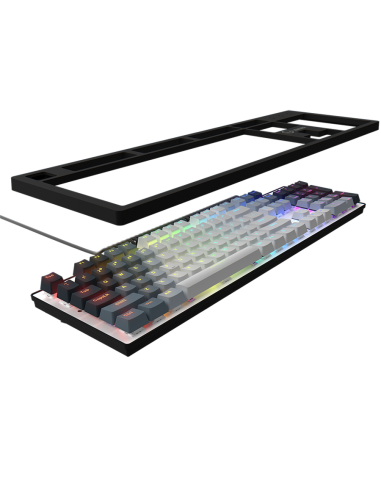 LORGAR Azar 514, Wired mechanical gaming keyboard, RGB backlight, 1680000 colour variations, 18 modes, keys number: 104, 50M 