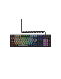 LORGAR Azar 514, Wired mechanical gaming keyboard, RGB backlight, 1680000 colour variations, 18 modes, keys number: 104, 50M 