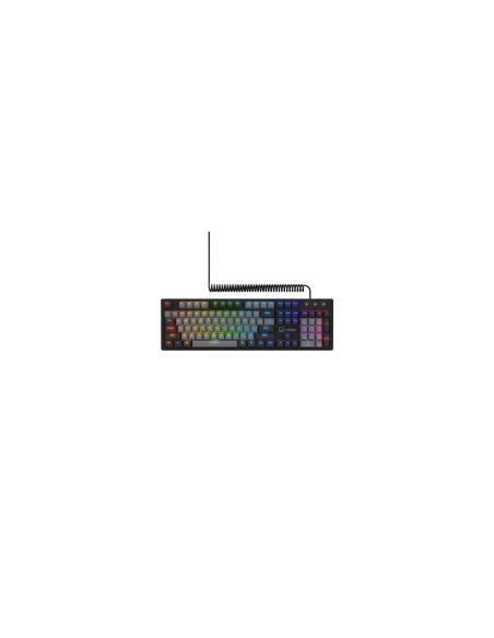 LORGAR Azar 514, Wired mechanical gaming keyboard, RGB backlight, 1680000 colour variations, 18 modes, keys number: 104, 50M 