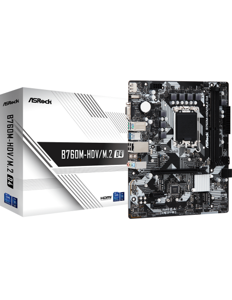 Дънна платка ASRock B760M-HDV M.2, LGA1700, ATX