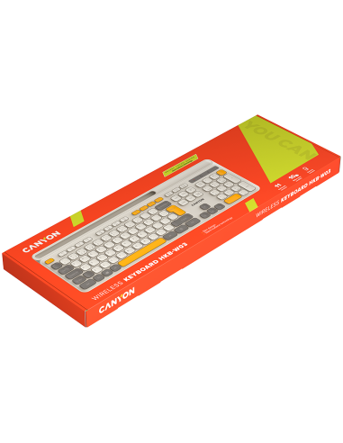 CANYON keyboard HKB-W03 AAA Wireless Beige
