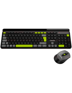 CANYON HSET-W5 Keyboard+Mouse AAA+AA Wireless Black