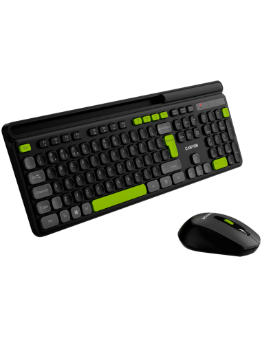 CANYON HSET-W5 Keyboard+Mouse AAA+AA Wireless Black