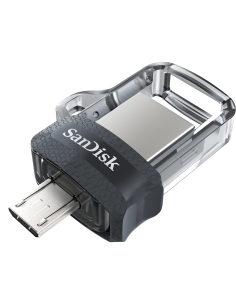 USB памет SanDisk Ultra Dual Drive m3.0, 128GB, OTG, Черен 2