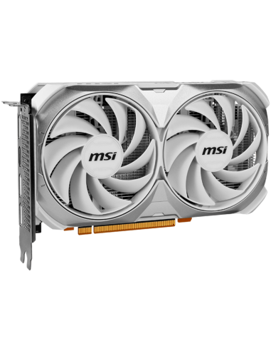 MSI Video Card Nvidia GeForce RTX 4060 VENTUS 2X WHITE 8G OC, 8GB GDDR6, 128bit, Boost: 2490 MHz, 3072 CUDA Cores, PCIe 4.0, 