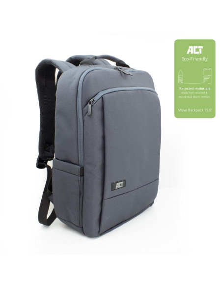 Раница за лаптоп ACT AC8560, до 15.6 inch, Сива