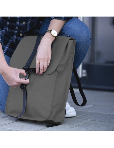 Раница за лаптоп HAMA Perth, До 40 cm 15.6-quot,, Сива, 216498