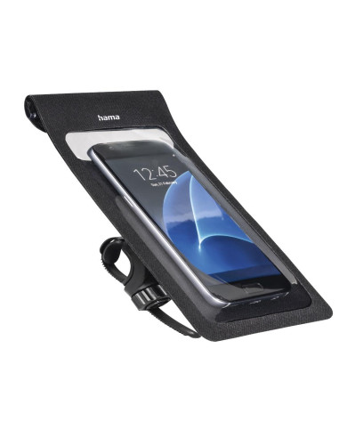 Чанта HAMA Slim, За велосипед, Водоустойчива, Черен